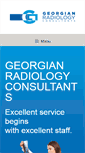 Mobile Screenshot of georgianradiology.com